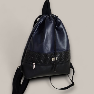 Női táska -gym bag - black navy, Táska & Tok, Hátizsák, Tornazsák, Gymbag, Varrás, MESKA