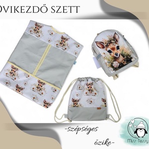 VÍZHATLAN OVIS ZSÁK - TORNAZSÁK SZETT HÁTIZSÁK SZETT szépséges őzike - játék & sport - ovis felszerelés - ovis szett (zsák és tornazsák) - Meska.hu