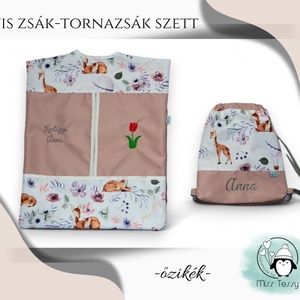 VÍZHATLAN OVIS ZSÁK - TORNAZSÁK SZETT  őzike, Játék & Sport, Ovis felszerelés, Ovis szett (zsák és tornazsák), Hímzés, Varrás, MESKA