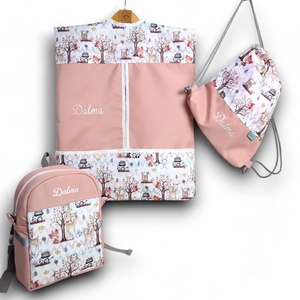 Ovis - bölcsis hátizsák névvel - forest friends - játék & sport - ovis felszerelés - ovis hátizsák - Meska.hu