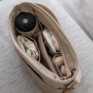 Babakocsitáska- beige textilbőr  - táska & tok - pelenkatáska - kismamatáska - Meska.hu