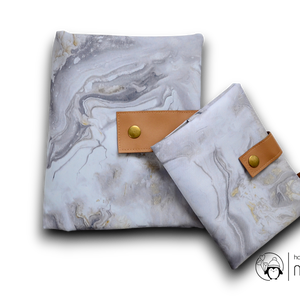 Pelenkázó neszeszer - vízhatlan - Marble Dream - Meska.hu