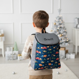 Munkagépes ovis hátizsák névvel, Játék & Sport, Ovis felszerelés, Ovis hátizsák, Varrás, MESKA