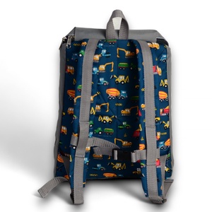 Munkagépes ovis hátizsák névvel - játék & sport - ovis felszerelés - ovis hátizsák - Meska.hu