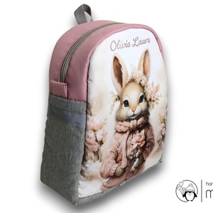 Nyuszi lány ovis bölcsis hátizsák  - játék & sport - ovis felszerelés - ovis hátizsák - Meska.hu