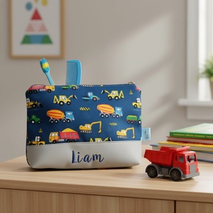 Cipzáros neszeszer névvel - 2 méretben - munkagépek, Táska & Tok, Neszesszer, Varrás, MESKA