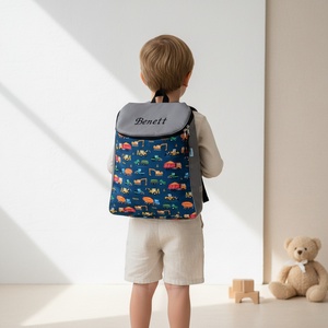 Munkagépes ovis hátizsák névvel, Játék & Sport, Ovis felszerelés, Ovis hátizsák, Varrás, MESKA