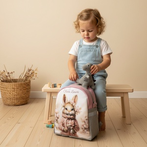 Nyuszi lány ovis bölcsis hátizsák  - játék & sport - ovis felszerelés - ovis hátizsák - Meska.hu