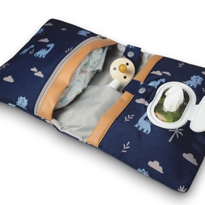 Pelenkázó neszeszer - vízhatlan - dínóbarátok - baba - mama - pelenkázó, babafürdető kellékek - pelenkázó neszeszer, pelenkatartó - Meska.hu