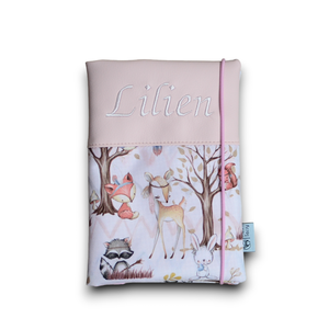 Vízhatlan egészségügyi kiskönyv borító - forest friends - baba - mama - babaemlékek - egészségügyi kiskönyv borító - Meska.hu