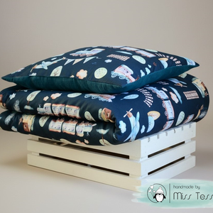 Premium ovis ágynemű - takaró párnával - ajándék NEVES/JELES CÍMKÉVEL-  utazás, Játék & Sport, Ovis felszerelés, Ovis ágynemű, Varrás, MESKA