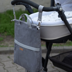 MindentBele Mami Táska - pelenkázótáska - Gray, Baba - mama, Pelenkázó, babafürdető kellékek, Kismamatáska, Varrás, MESKA