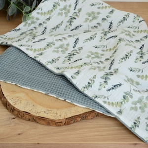 Eukaliptusz babatakaró névvel � duplagéz és waffle pamutból  - Meska.hu