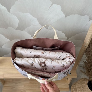 Ovis ágyneműtartó táska- boho bunny - játék & sport - ovis felszerelés - ovis ágynemű - Meska.hu