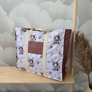 Ovis ágyneműtartó táska- boho bunny - játék & sport - ovis felszerelés - ovis ágynemű - Meska.hu