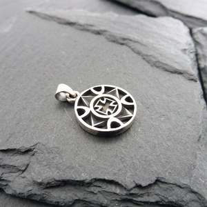 Kör masszív Ezüst Kereszt Medál - Mithrillion Dark Fantasy - ékszer - nyaklánc - medál - Meska.hu