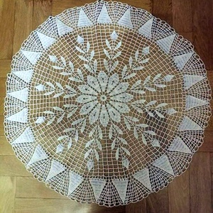 Horgolt terítő 3 - 68 cm - Meska.hu
