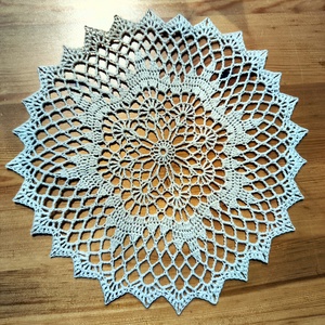 Horgolt terítő 1 - 22 cm - Meska.hu