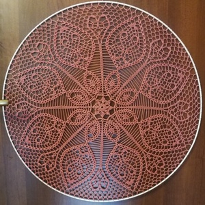 Horgolt fali dísz 602 - 60 cm, Otthon & Életmód, Dekoráció, Fali és függő dekoráció, Falra akasztható dekor, Horgolás, MESKA