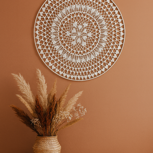 Szívlánc - 60 cm, Otthon & Életmód, Dekoráció, Fali és függő dekoráció, Falra akasztható dekor, Horgolás, MESKA