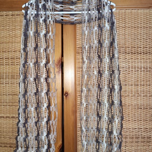 Homokháló � horgolt sál - ruha & divat - sál, sapka, kendő - sál - Meska.hu