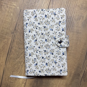 Kék virágos - Könyvborító, Könyv & Zene, Könyvtok, Varrás, MESKA