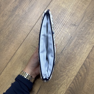 Kék virágos - Mini neszeszer - táska & tok - neszesszer - Meska.hu