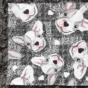 Kutya   mintás  újraszalvéta,textilszalvéta tízórai,uzsonna csomagolására,, Otthon & Életmód, Konyhafelszerelés, tálalás, Konyhai textil, Szalvéta, Varrás, MESKA