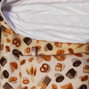 Kenyeres zsák-  pékáru tároló  péksüti mintával - táska & tok - bevásárlás & shopper táska - kenyeres zsák - Meska.hu