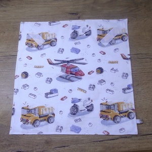 lego járművek  mintás  újraszalvéta,textilszalvéta tízórai,uzsonna csomagolására,, Otthon & Életmód, Konyhafelszerelés, tálalás, Konyhai textil, Szalvéta, Varrás, MESKA