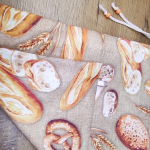 Kenyeres zsák-  pékáru tároló  zsák pékáru  mintával - táska & tok - bevásárlás & shopper táska - kenyeres zsák - Meska.hu