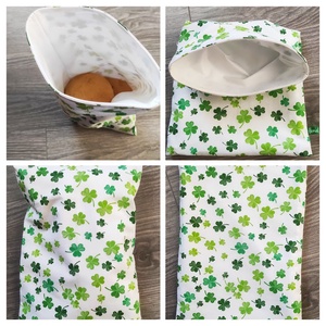 lóhere mintás újra felhasználható,zero waste ,mosható uzsonna tasak,nasi tasak,nagy méret, Táska & Tok, Uzsonna- & Ebéd tartó, Szendvics csomagoló, Varrás, MESKA