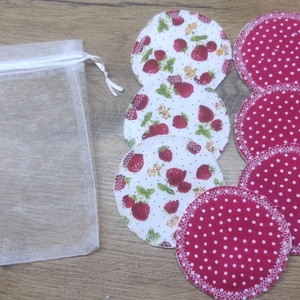 Mosható arctisztító korongok,7db+ organza zsák, Szépségápolás, Arcápolás, Arctisztító korong, , MESKA