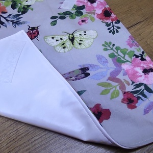 virág  mintás  újraszalvéta,textilszalvéta tízórai,uzsonna csomagolására, - otthon & életmód - konyhafelszerelés, tálalás - konyhai textil - szalvéta - Meska.hu