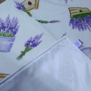 levendula mintás  újraszalvéta,textilszalvéta tízórai,uzsonna csomagolására, - otthon & életmód - konyhafelszerelés, tálalás - konyhai textil - szalvéta - Meska.hu