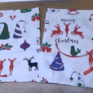 textil mikulás zsák-ajándék átadó zsák - karácsony - mikulás - mikulás zsák - Meska.hu