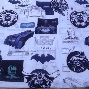  Batman  mintás  újraszalvéta,textilszalvéta tízórai,uzsonna csomagolására, - otthon & életmód - konyhafelszerelés, tálalás - konyhai textil - szalvéta - Meska.hu