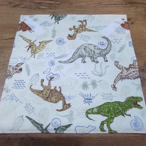 dinoszaurusz mintás  újraszalvéta,textilszalvéta tízórai,uzsonna csomagolására,, Otthon & Életmód, Konyhafelszerelés, tálalás, Konyhai textil, Szalvéta, Varrás, MESKA