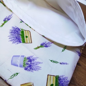 levendula mintás kenyeres zsák-  pékáru tároló  zsák  - táska & tok - bevásárlás & shopper táska - kenyeres zsák - Meska.hu