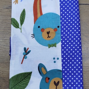 textil gyermek egészségügyi kiskönyv borító,állat mintával - otthon & életmód - papír, írószer - egészségügyi kiskönyv borító - Meska.hu