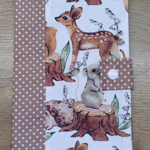 textil gyermek egészségügyi kiskönyv borító,állat mintával - Meska.hu