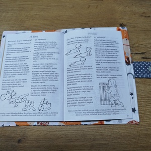 textil gyermek egészségügyi kiskönyv borító,róka    mintával - otthon & életmód - papír, írószer - egészségügyi kiskönyv borító - Meska.hu
