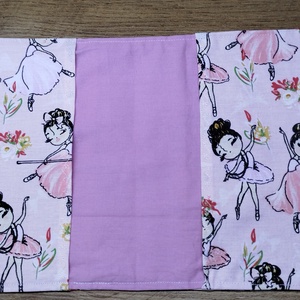 textil gyermek egészségügyi kiskönyv borító,balerina  mintával - otthon & életmód - papír, írószer - egészségügyi kiskönyv borító - Meska.hu