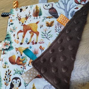 textil gyermek egészségügyi kiskönyv borító+címkerongyi állat  mintával  - otthon & életmód - papír, írószer - egészségügyi kiskönyv borító - Meska.hu