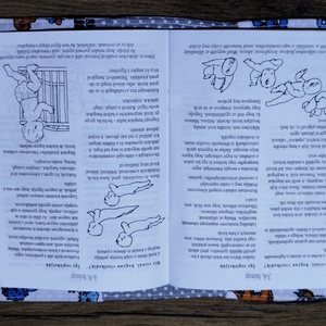 textil gyermek egészségügyi kiskönyv borító,dinoszaurusz    mintával - otthon & életmód - papír, írószer - egészségügyi kiskönyv borító - Meska.hu