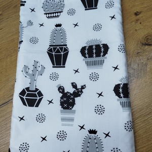kaktusz  mintás újra felhasználható,zero waste ,mosható uzsonna tasak,nasi tasak,nagy méret, Táska & Tok, Uzsonna- & Ebéd tartó, Szendvics csomagoló, Varrás, MESKA