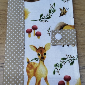 textil gyermek egészségügyi kiskönyv borító,állat mintával - Meska.hu