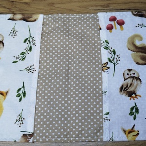 textil gyermek egészségügyi kiskönyv borító,állat mintával - otthon & életmód - papír, írószer - egészségügyi kiskönyv borító - Meska.hu