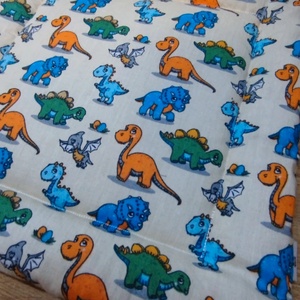 Dinoszaurusz mintás kis méretű párna székre,megkötővel. - otthon & életmód - lakástextil - székpárna, huzat - Meska.hu
