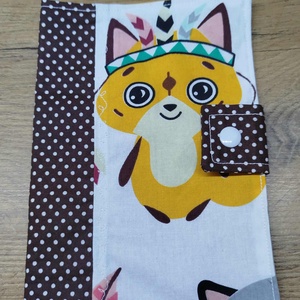 textil gyermek egészségügyi kiskönyv borító,állat mintával, Otthon & Életmód, Papír, írószer, Egészségügyi kiskönyv borító, , MESKA